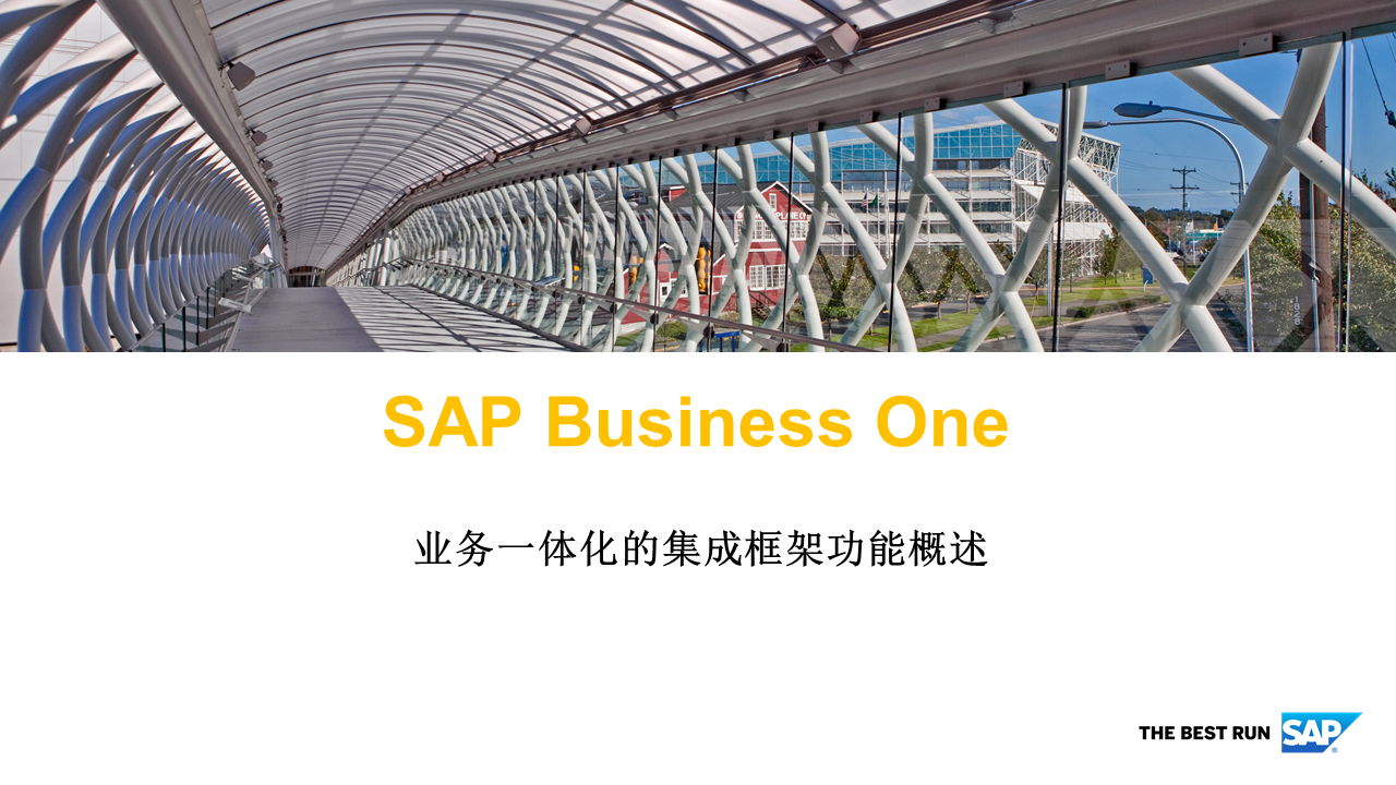 SAP Business One,SAP業(yè)務(wù)一體化,SAP Business One功能概述