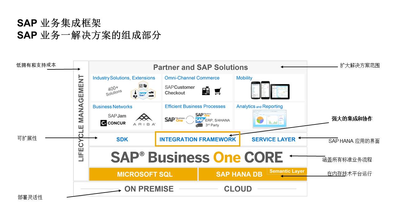 SAP Business One,SAP業(yè)務(wù)一體化,SAP Business One功能概述