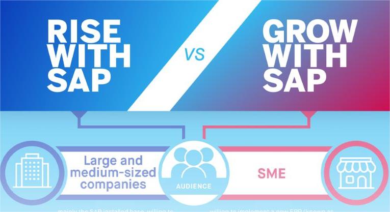 GROW with SAP和RISE with SAP有什么不同？